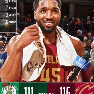 93秒三分三连击！米切尔末节20分暴走复仇绿军